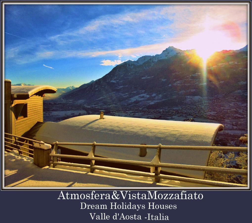 Chalet Con Jacuzzi Vista Montagne Aosta Exterior photo